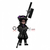 Limbus Company Oufi Assoc. South Section 3 Heathcliff Black Strips Cosplay Costume