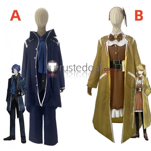 Library Of Ruina Tiphereth Chesed Blue Green Cosplay Costume