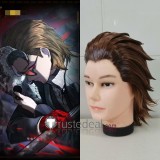 Limbus Company Gregor Faust Silver Brown Styled Cosplay Wig