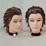Limbus Company Gregor Faust Silver Brown Styled Cosplay Wig