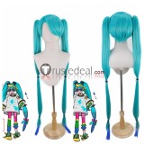 Pokemon feat. Hatsune Miku Project Voltage Mismagius Kricketune Jigglypuff Chatot Highlights Blue Pink Styled Cosplay Wig
