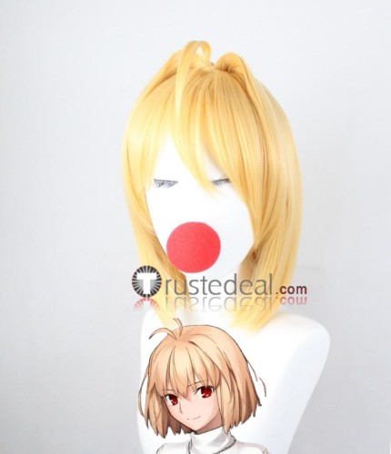 Tsukihime Arcueid Brunestud Golden Styled Cosplay Wig