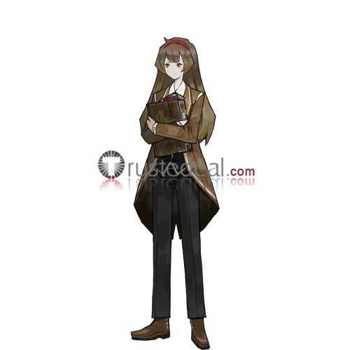 Library Of Ruina Malkuth Brown Suit Cosplay Costume