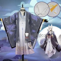 Onmyoji Arena Youko Moon Chaser Kimono Cosplay Costume