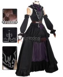 Final Fantasy XIV FF14 FFXIV Eden Set Female Black Cosplay Costume