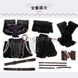 Final Fantasy XIV FF14 FFXIV Eden Set Female Black Cosplay Costume