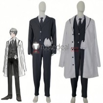 Library Of Ruina Hokma Black Suit Cosplay Costume
