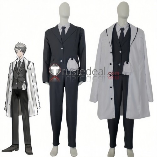Library Of Ruina Hokma Black Suit Cosplay Costume