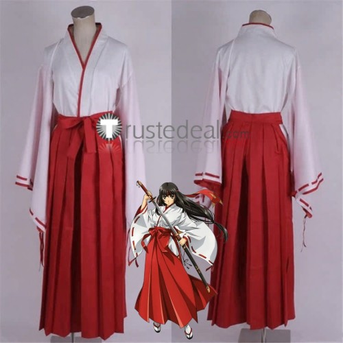Queen's Blade Warrior Tomoe Kimono White Red Cosplay Costume
