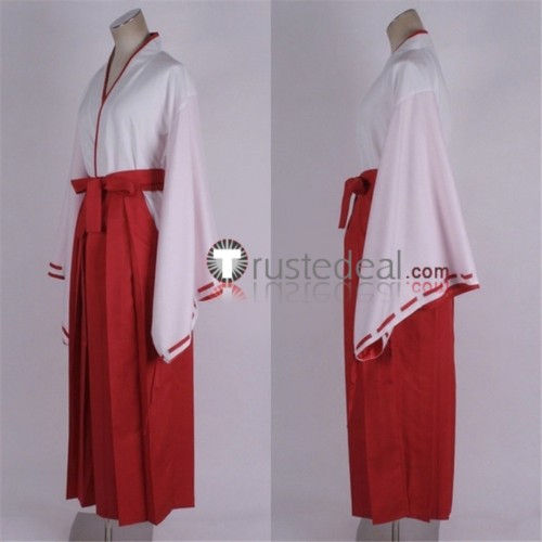 Queen's Blade Warrior Tomoe Kimono White Red Cosplay Costume