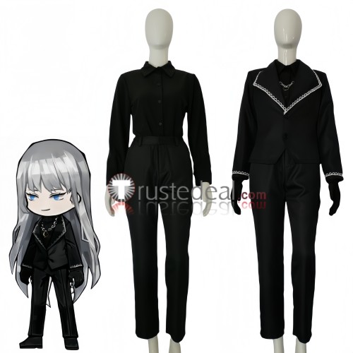 Library Of Ruina Angelica Black Suit Cosplay Costume