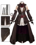 Final Fantasy XIV FF14 FFXIV Eden Healing Set Female Brown Cosplay Costume