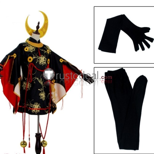 Onmyoji Arena Menreiki Awakened Black Red Cosplay Costume