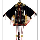 Onmyoji Arena Menreiki Awakened Black Red Cosplay Costume