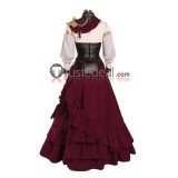 Final Fantasy XIV FF14 FFXIV Neo-Ishgardian Maiming Set Female Red Steampunk Cosplay Costume