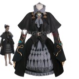 Final Fantasy XIV FF14 FFXIV Idealized Wicce Female Black Set Cosplay Costume