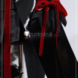 Guilty Crown EGOIST Inori Yuzuriha Black Gothic Cosplay Costume