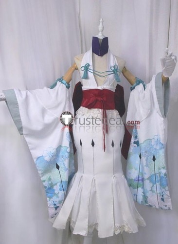 Pokemon Gijinka Froslass White Kimono Dress Cosplay Costume