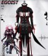 Guilty Crown EGOIST Inori Yuzuriha Black Gothic Cosplay Costume