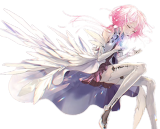 Guilty Crown EGOIST Alter Ego Inori Yuzuriha White Cosplay Costume