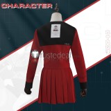 The Hundred Line Last Defense Academy Tsukumo Kako Uniform Red Cosplay Costume