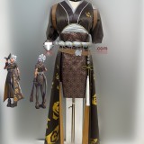 Overwatch 2 Hashimoto Kiriko New Skin Brown Cosplay Costume