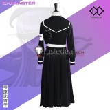 The Hundred Line Last Defense Academy Shizuhara Hiruko Black Combat Cosplay Costume