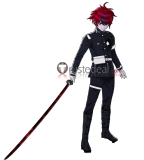 The Hundred Line Last Defense Academy Takumi Sumino Black Combat Cosplay Costume