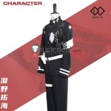 The Hundred Line Last Defense Academy Takumi Sumino Black Combat Cosplay Costume