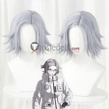 The Hundred Line Last Defense Academy Amemiya Darumi Eito Aotsuki Tsukumo Ima Takumi Sumino Blue Grey Purple Red Cosplay Wig