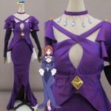 Cautious Hero The Hero Is Overpowered but Overly Cautious Ariadoa Purple Formal Dress Cosplay Costume