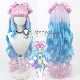 Pretty Cure Cure Rosetta Yotsuba Alice Cure Custard Arisugawa Himari Cure Nyammy Nekoyashiki Yuki Laura Orange Blue Beige Cosplay Wig