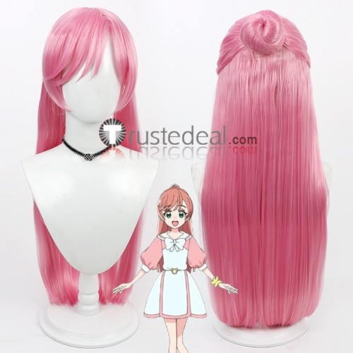 Pretty Cure Cure Prism Nijigaoka Mashiro Cure Diamond Hishikawa Rikka Cure Parfait Kirarin Cure Etoile Kagayaki Homare Pink Purple Yellow Cosplay Wig