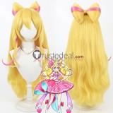 Pretty Cure Nekoyashiki Yuki Sakura Uta Yumehara Nozom Cure Melody Red Yellow Grey Pink Cosplay Wig