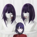 The Hundred Line Last Defense Academy Amemiya Darumi Eito Aotsuki Tsukumo Ima Takumi Sumino Blue Grey Purple Red Cosplay Wig
