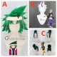 Drayton Kakitsubata Hau Ryouga Prestyled Green White Cosplay Wig