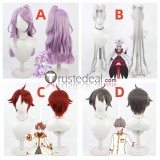 Pretty Cure Cure Sword Kenzaki Makoto Twilight Towa Akagi Toyama Satoru Purple Grey Red Cosplay Wig
