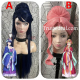 Commission Kusuriya no Hitorigoto The Apothecary Diaries Gyokuyou Loulan Purple Pink Lihua Blue Prestyled Cosplay Wig
