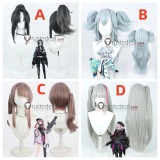 Girls Frontline Angelia Florence AR57 MDR Brown Grey Blue Cosplay Wigs