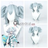 Girls Frontline Angelia Florence AR57 MDR Brown Grey Blue Cosplay Wigs