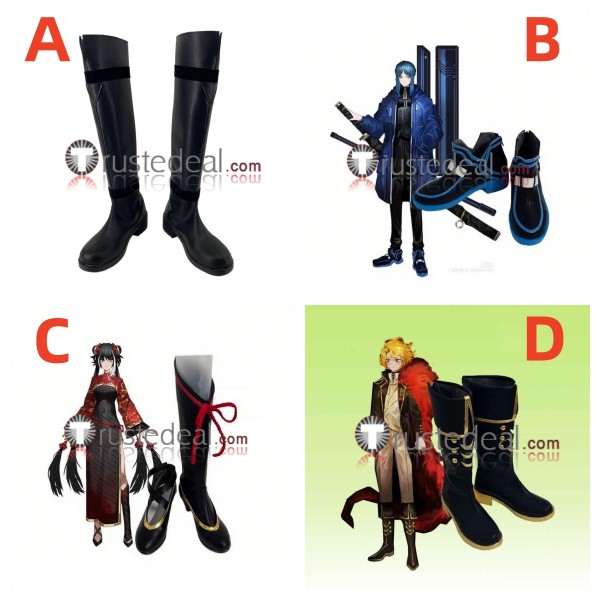 Limbus Company Don Quixote Bari Sancho Jia Xichun Cosplay Shoes Boots