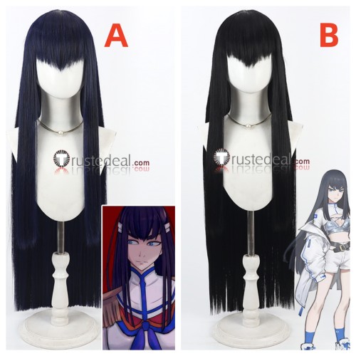 KILL la KILL Satsuki Kiryūin Blue Black Cosplay Wig