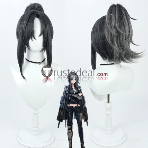 Girls Frontline Angelia Florence AR57 MDR Brown Grey Blue Cosplay Wigs