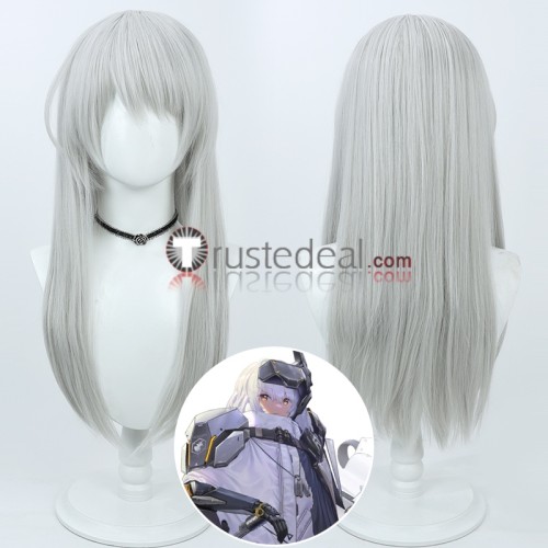 Goddess of Victory Nikke Snow White Mihara Rosanna Mast Grey Black White Pink Cosplay Wigs