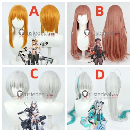 Goddess of Victory Nikke Maxwell Rapi Julia Epinel Orange Pink Grey Cosplay Wigs