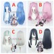 Goddess of Victory Nikke Helm Yuni Admi Exia Blue Pink Grey Cosplay Wigs