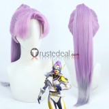 Game For Peace Supremo Cat SS19 Season Skin Brown BOBO Purple Cosplay Wig