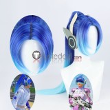 Game For Peace Silver Tiger Bunny Sweet Chocolate Rocket Girls 101 Gery Orange Yellow Blue Cosplay Wigs