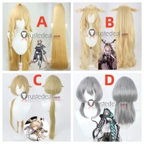 Arknights Saileach Viviana Drost‌e Dorothy Ho'olheyak Golden Grey Cosplay Wigs