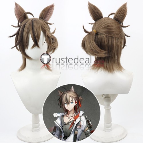 Arknights Stainless Jessica the Liberated Courier‌ Bison Brown Blue Purple Black Cosplay Wigs